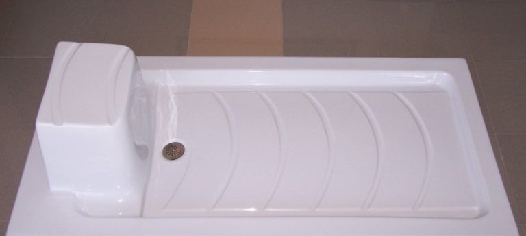 platos de ducha poliéster