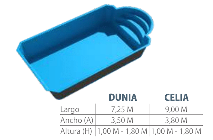 PISCINA DE POLIESTER