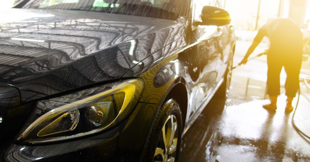 estación de limpieza de coches