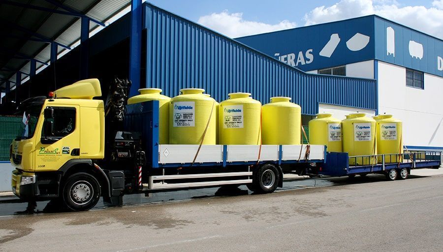 depósitos de poliéster para uso agrícola Poliéster Sur