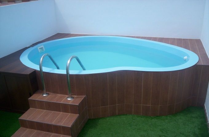 piscina de poliéster