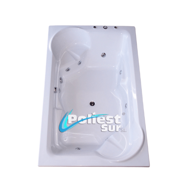 Bañera de hidromasaje rectangular LAURA