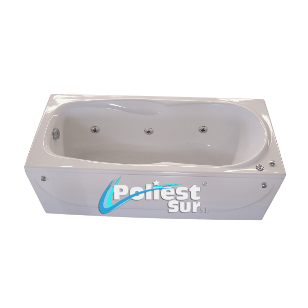 Bañera de hidromasaje rectangular NAIRA