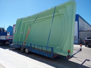 piscina de poliéster