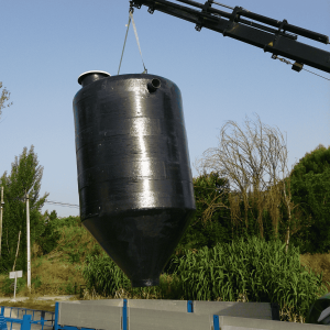 Decantador para enterrar