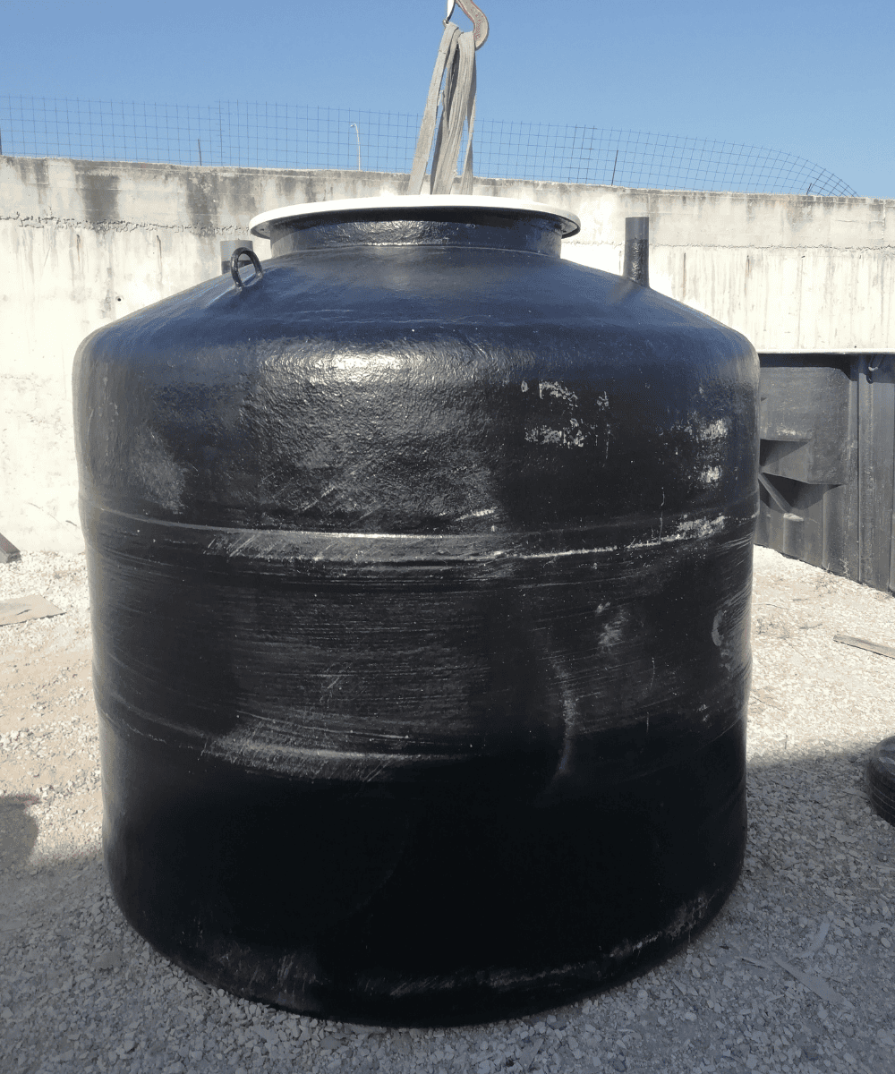 Depósito de poliéster de doble pared