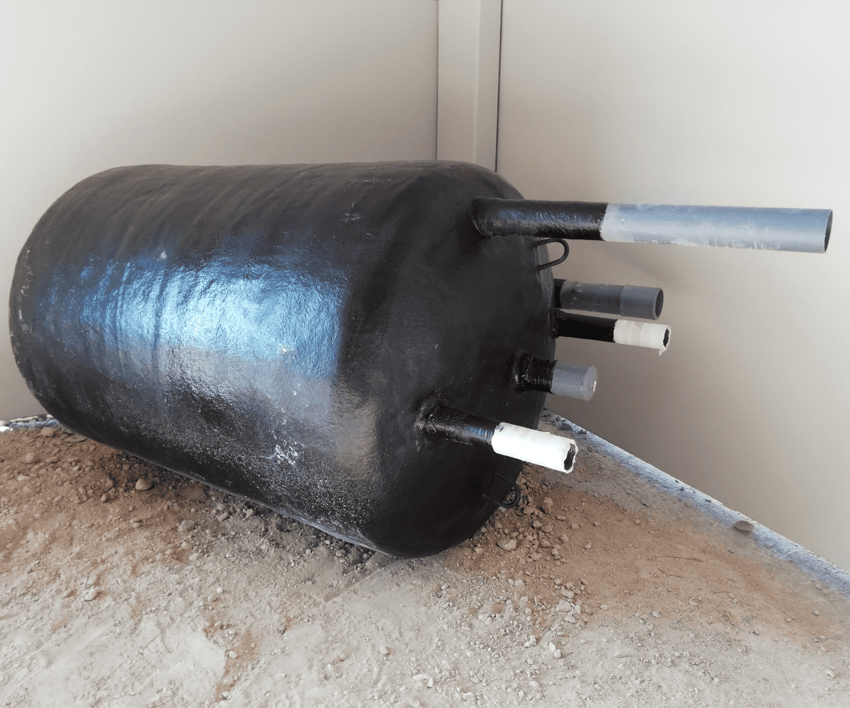 Depósito de poliéster de doble pared