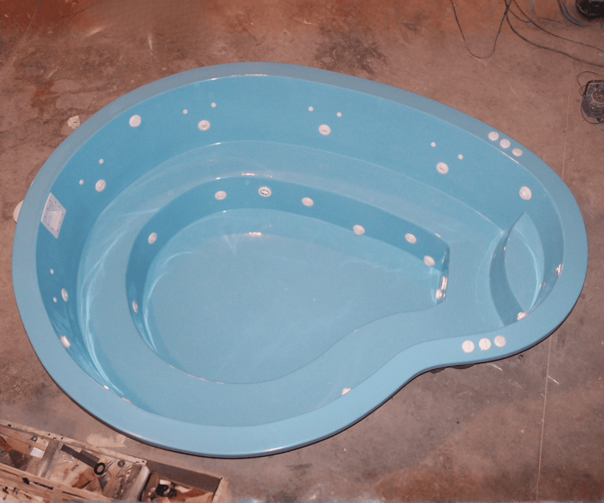 Piscina de hidromasaje con hidrojets